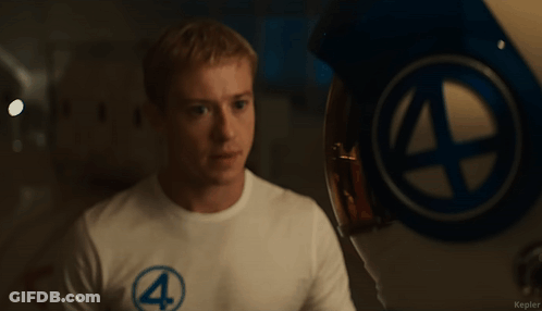 Man In White T-Shirt With Blue 4 GIF