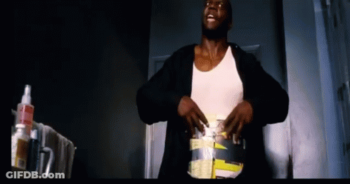 Man In White Tank Top And Black Jacket GIF