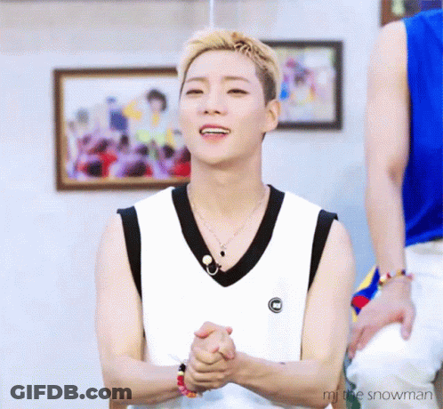 Man In White Tank Top And Necklace GIF