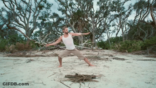 Man In White Tank Top GIF