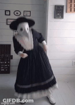 Man In White Tank Top Says The Plague Is Here GIF
