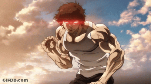 Man In White Tank Top With Red Eyes GIF