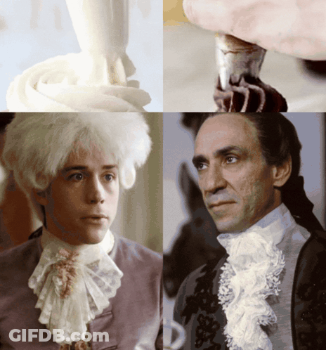 Man In White Wig And Black And White Suit GIF