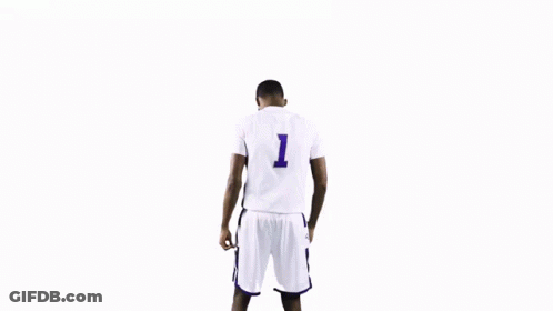 Man In White Wildcats Jersey GIF