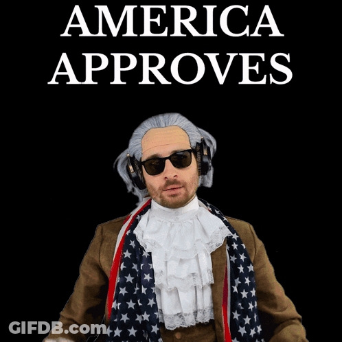 Man In Wig And Sunglasses Giving Middle Finger GIF