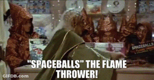 Man In Witch Costume Throwing Spaceball GIF