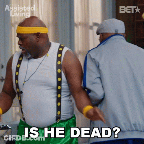 Man In Wolf Mask Saying When You Die GIF