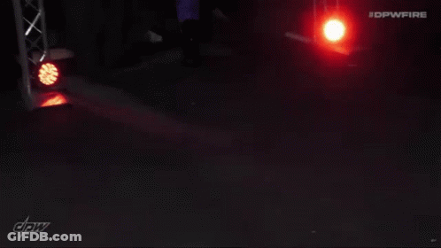 Man In Wrestling Outfit Before #Dpwfire Sign GIF