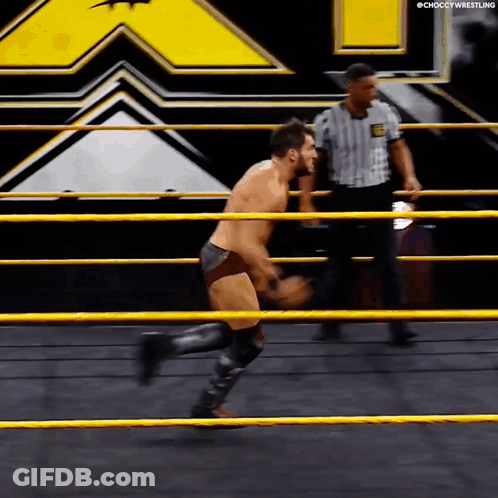 Man In Wrestling Ring Choccy Wrestling GIF