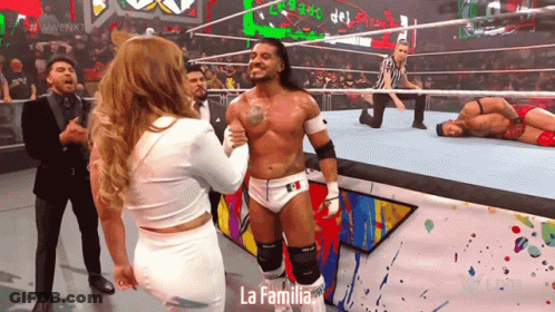 Man In Wrestling Ring La Familia GIF