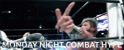Man In Wrestling Ring Monday Night Combat Hype GIF