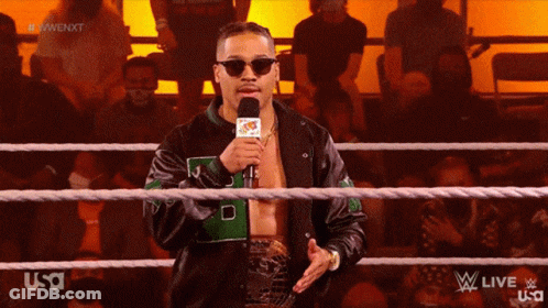 Man In Wrestling Ring Saying When I Shoot GIF
