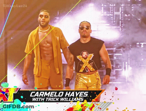 Man In Wrestling Ring With Intercontinental Belt GIF