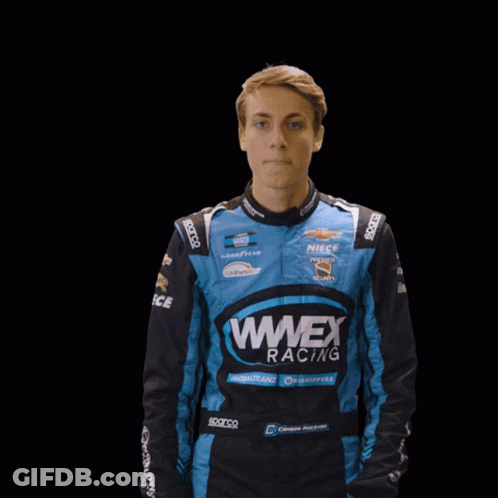 Man In Wrex Racing Suit GIF