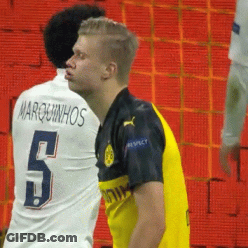Man In Yellow And Black Jersey Number 5 GIF