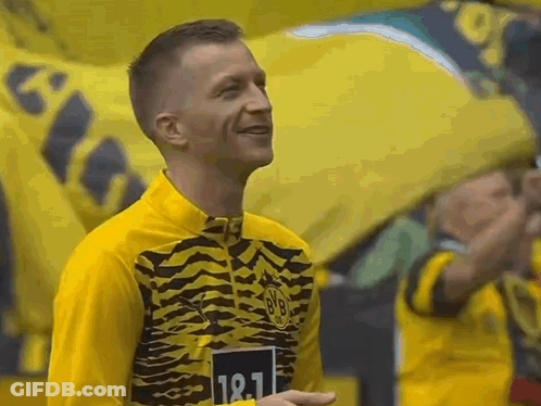 Man In Yellow And Black Shirt 181 Smiling GIF