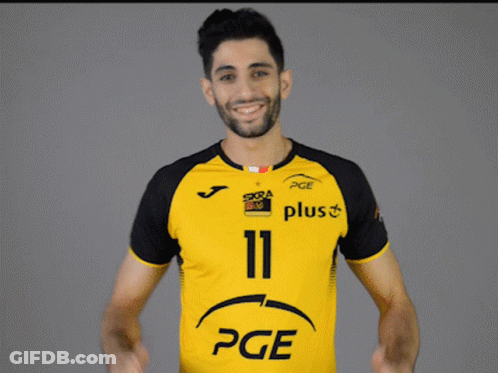 Man In Yellow And Black Shirt Number 11 Thumbs Up GIF