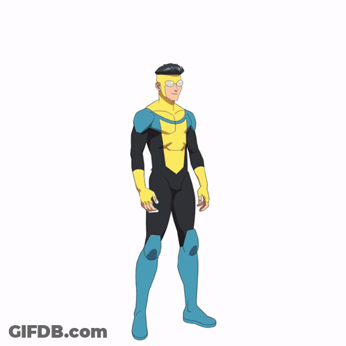 Man In Yellow And Black Suit GIF