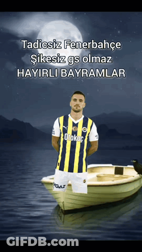 Man In Yellow And Blue Striped Shirt With Otokoc GIF