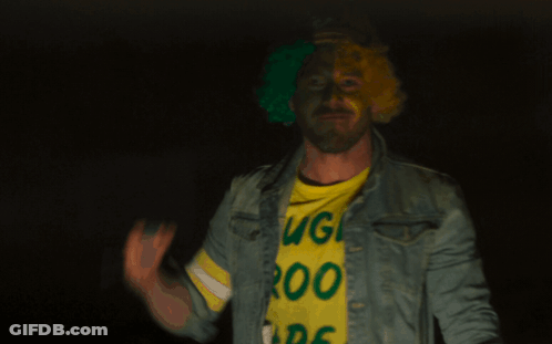 Man In Yellow And Green Shirt Igg GIF