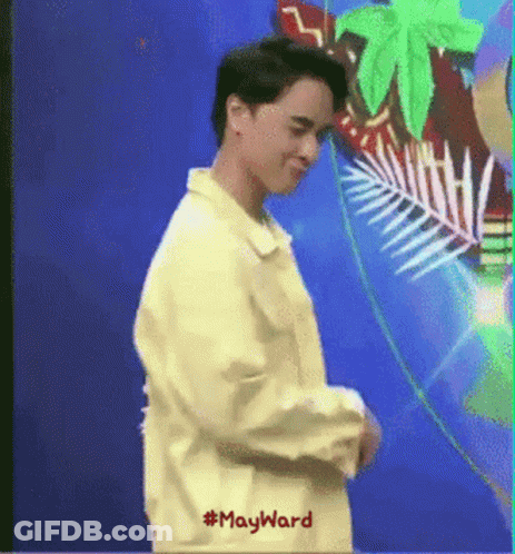 Man In Yellow Jacket #Mayward GIF