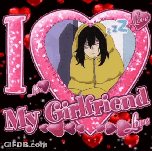 Man In Yellow Jacket Saying I Love My Girlfriend GIF