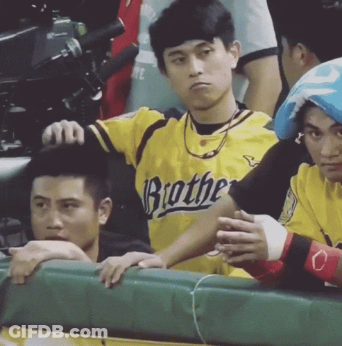 Man In Yellow Jersey Saying Brother GIF