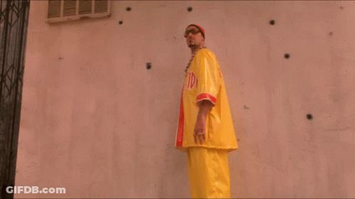 Man In Yellow Jersey Saying Wests GIF