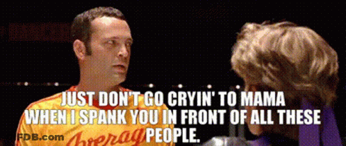 Man In Yellow Jersey Talking To Woman GIF