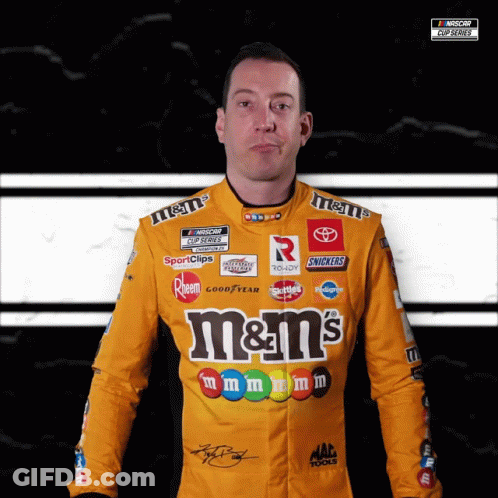 Man In Yellow M&M's Shirt GIF