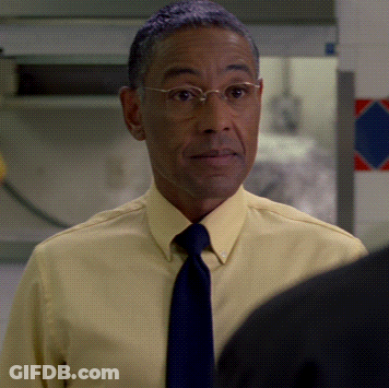 Man In Yellow Shirt And Blue Tie GIF