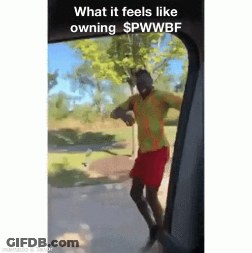Man In Yellow Shirt And Red Shorts Dancing GIF