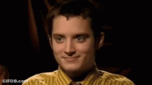 Man In Yellow Shirt And Tie Making Funny Face GIF