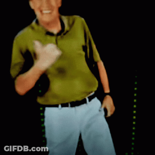 Man In Yellow Shirt GIF