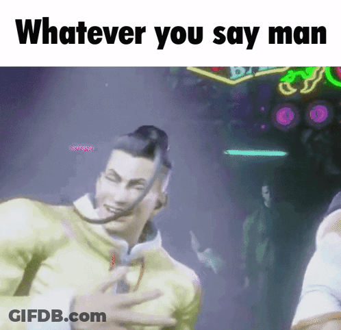 Man In Yellow Shirt Dancing Neon Sign GIF