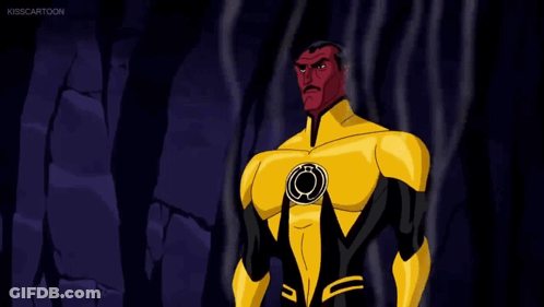 Man In Yellow Shirt Kisscartoon GIF