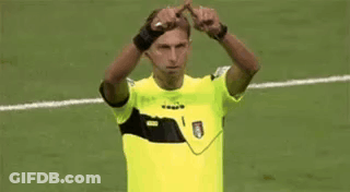 Man In Yellow Shirt Making Peace Sign GIF