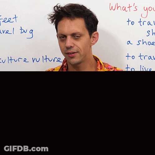 Man In Yellow Shirt No Problem GIF