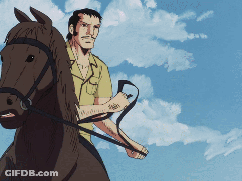 Man In Yellow Shirt Riding Horse GIF