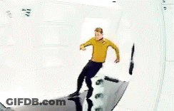 Man In Yellow Shirt Running GIF