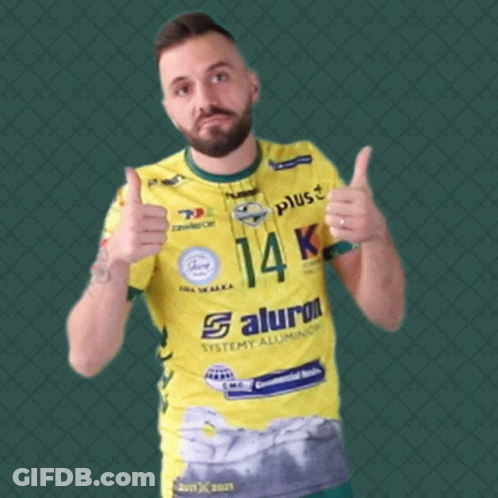 Man In Yellow Shirt Saying 14K GIF