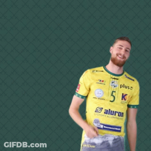 Man In Yellow Shirt Saying Plus K GIF