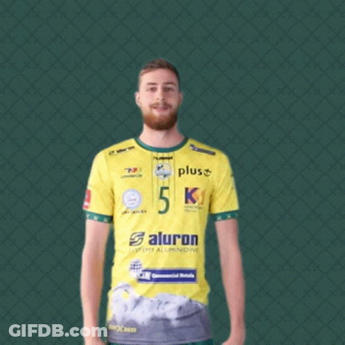 Man In Yellow Shirt Saying Saturn GIF