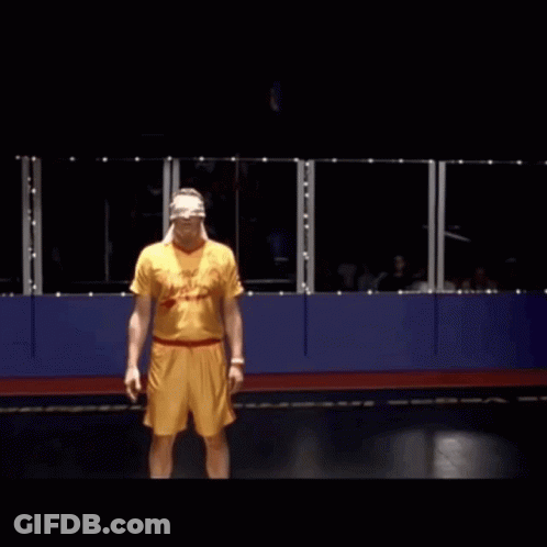Man In Yellow Shirt Saying Thunder GIF