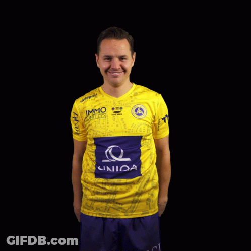 Man In Yellow Shirt Saying Union GIF