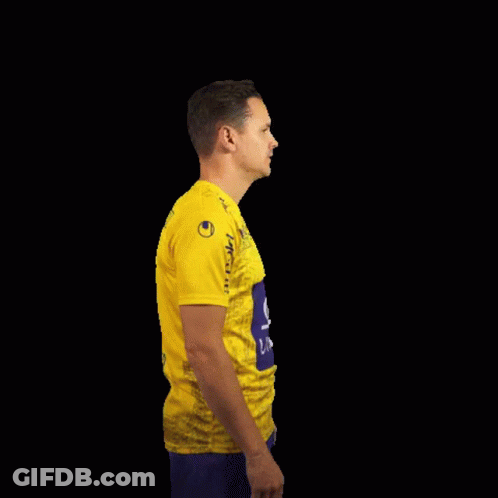 Man In Yellow Shirt Saying Union GIF