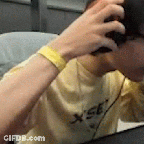 Man In Yellow Shirt Saying X Se GIF