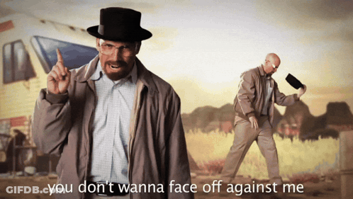 Man In Yellow Suit And Tie With Green Mask GIF