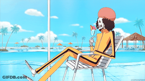 Man In Yellow Suit Drinking Cocktail GIF