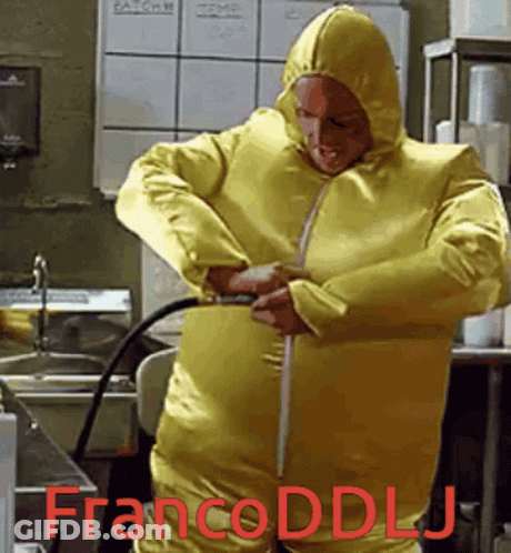 Man In Yellow Suit Saying Francoddlj GIF